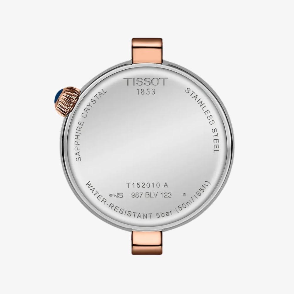 Tissot Ladies Desir White Mother Of Pearl Dial Two Tone Stainless Steel Bracelet Watch T152.010.22.116.01