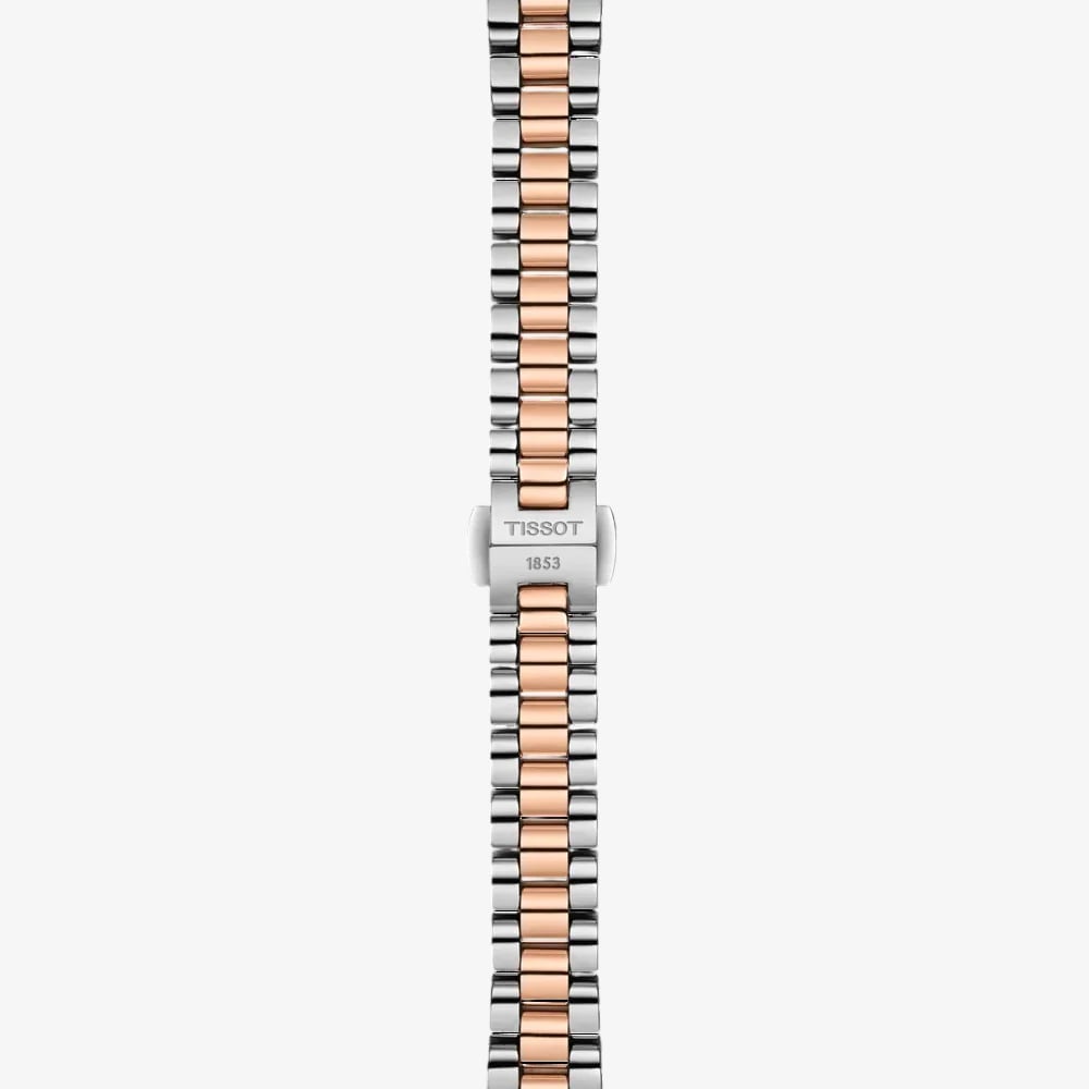Tissot Ladies Desir White Mother Of Pearl Dial Two Tone Stainless Steel Bracelet Watch T152.010.22.116.01