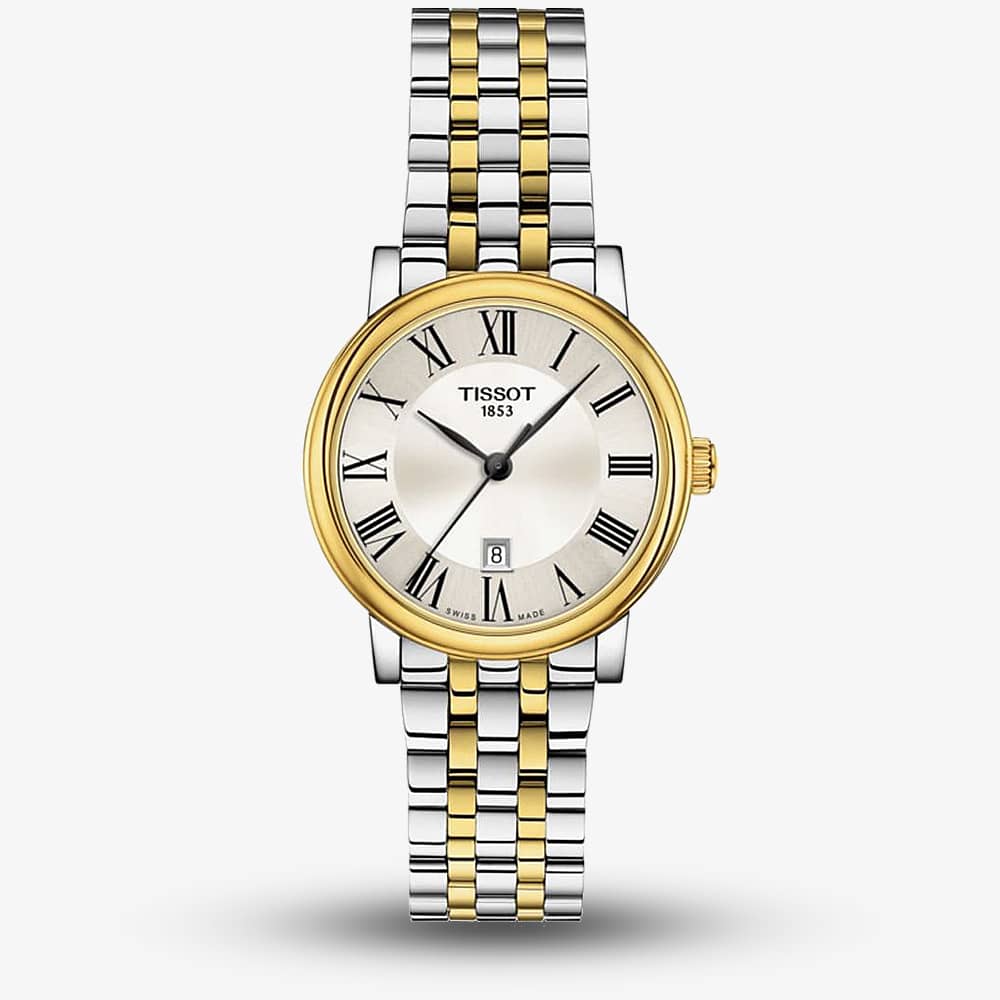 House of Watches - Tissot Ladies T-Classic Carson Premium Two Tone Bracelet Watch T122.210.22.033.00
