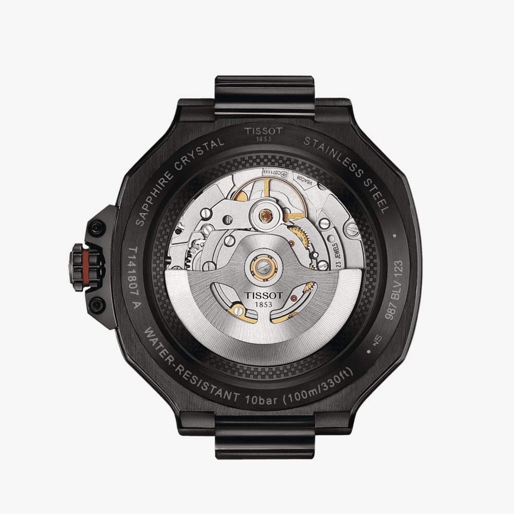 Tissot Mens T-Race Powermatic 80 Black Watch T141.807.37.057.00