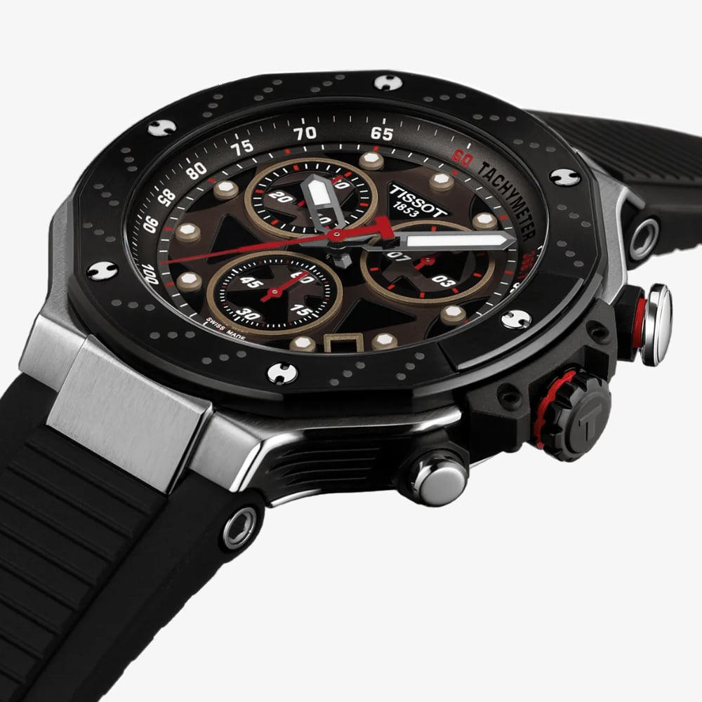 Tissot Mens T-Race MOTOGP Black Chronograph Watch T141.417.27.081.00