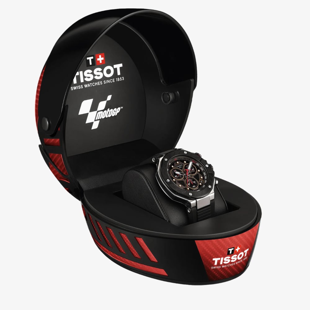 Tissot Mens T-Race MOTOGP Black Chronograph Watch T141.417.27.081.00