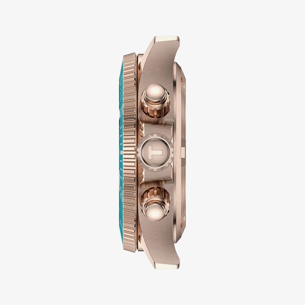 Tissot Ladies Seastar 1000 Turquoise Quartz Chronograph Watch T120.217.37.041.00