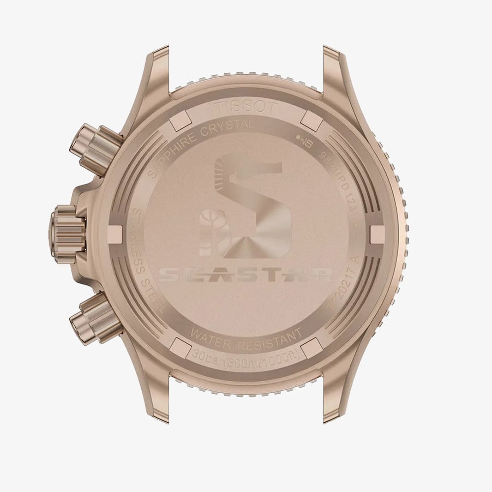 Tissot Ladies Seastar 1000 Turquoise Quartz Chronograph Watch T120.217.37.041.00