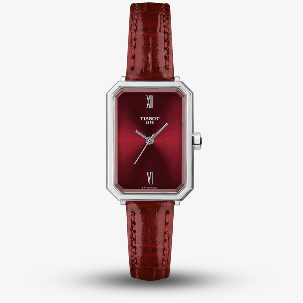 House of Watches - Tissot Ladies SRV Red Leather Strap Watch T160.110.16.423.00
