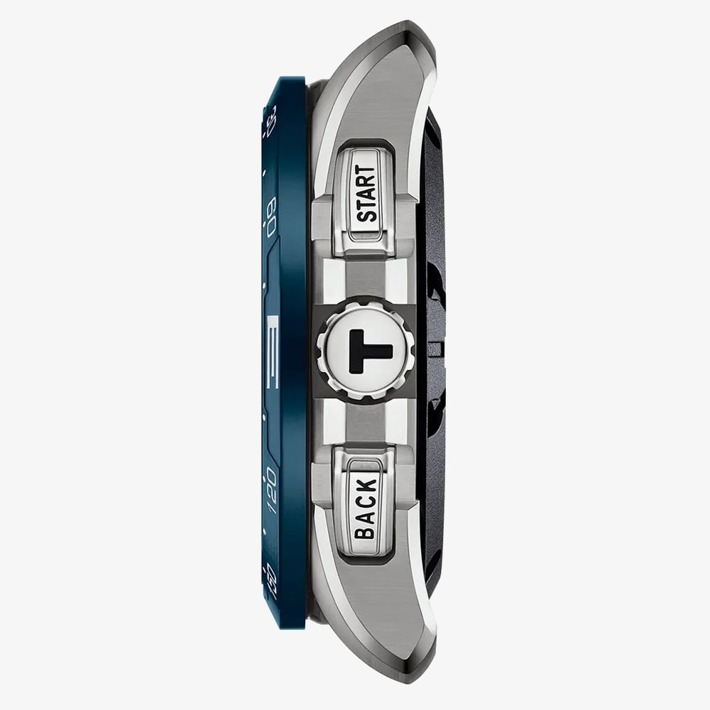 Tissot Mens T-Touch Connect Solar 47.5mm Blue Strap Smart Watch T121.420.47.051.06