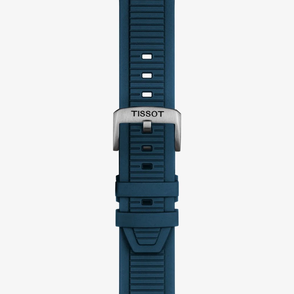 Tissot Mens T-Race 45mm Blue Chronograph Watch T141.417.27.041.00