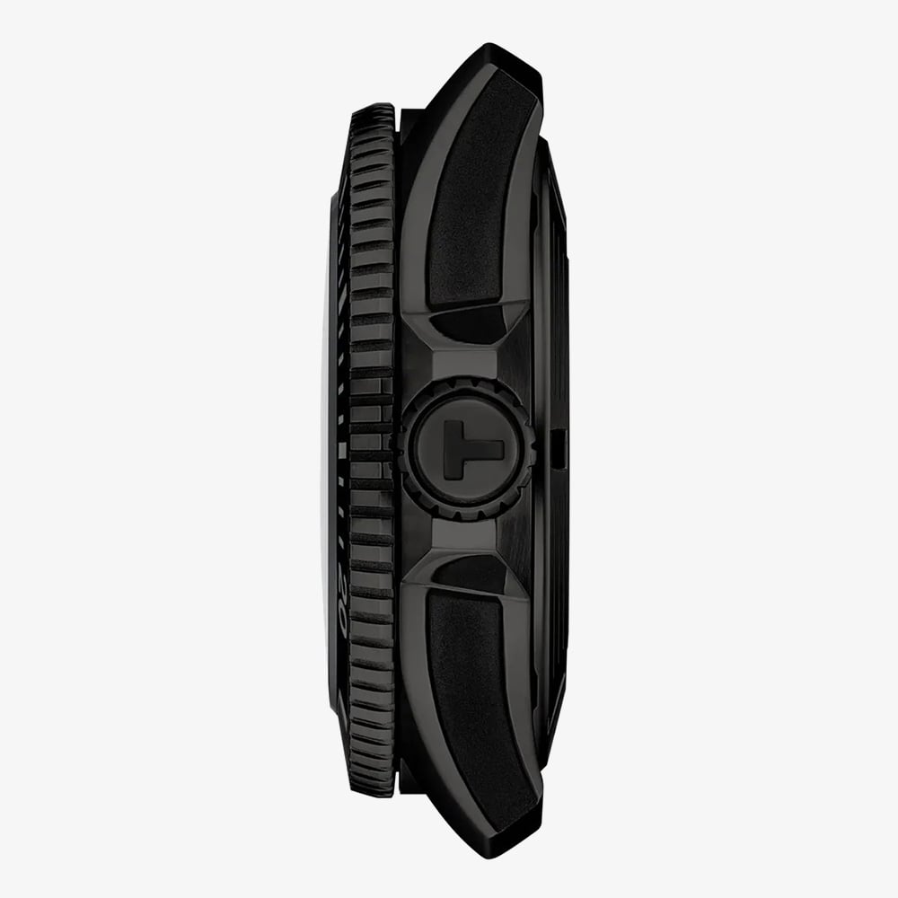 Tissot Mens Seastar 2000 44mm Black Rubber Strap Watch T120.907.37.051.00