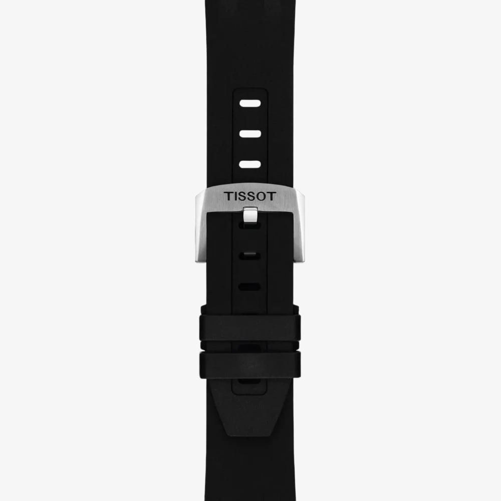 Tissot Mens SuperSport Black Chronograph Dial Rubber Strap Watch  T125.417.27.051.00