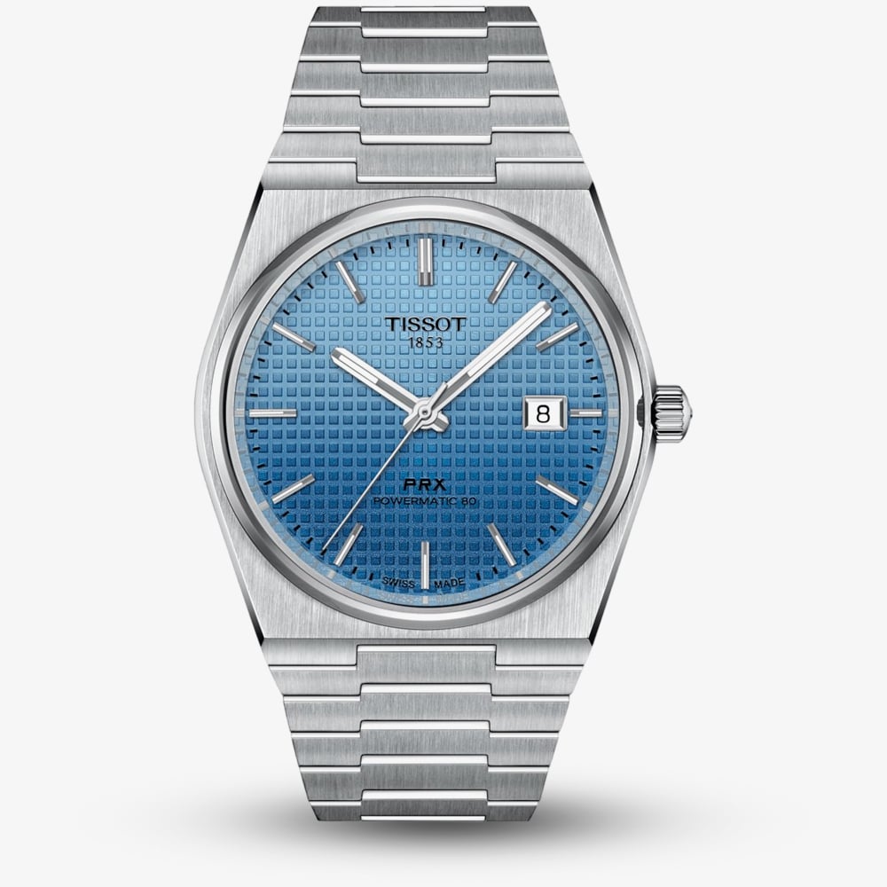 House of Watches - Tissot PRX Powermatic Gradient Light Blue Dial Watch T137.407.11.351.01