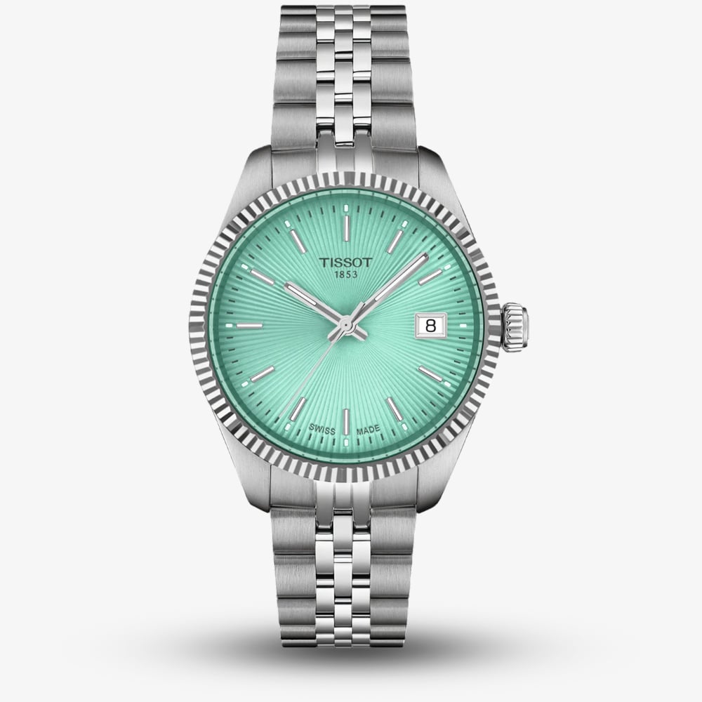 House of Watches - Tissot Ladies Ballade Green Dial Watch T156.210.11.091.00
