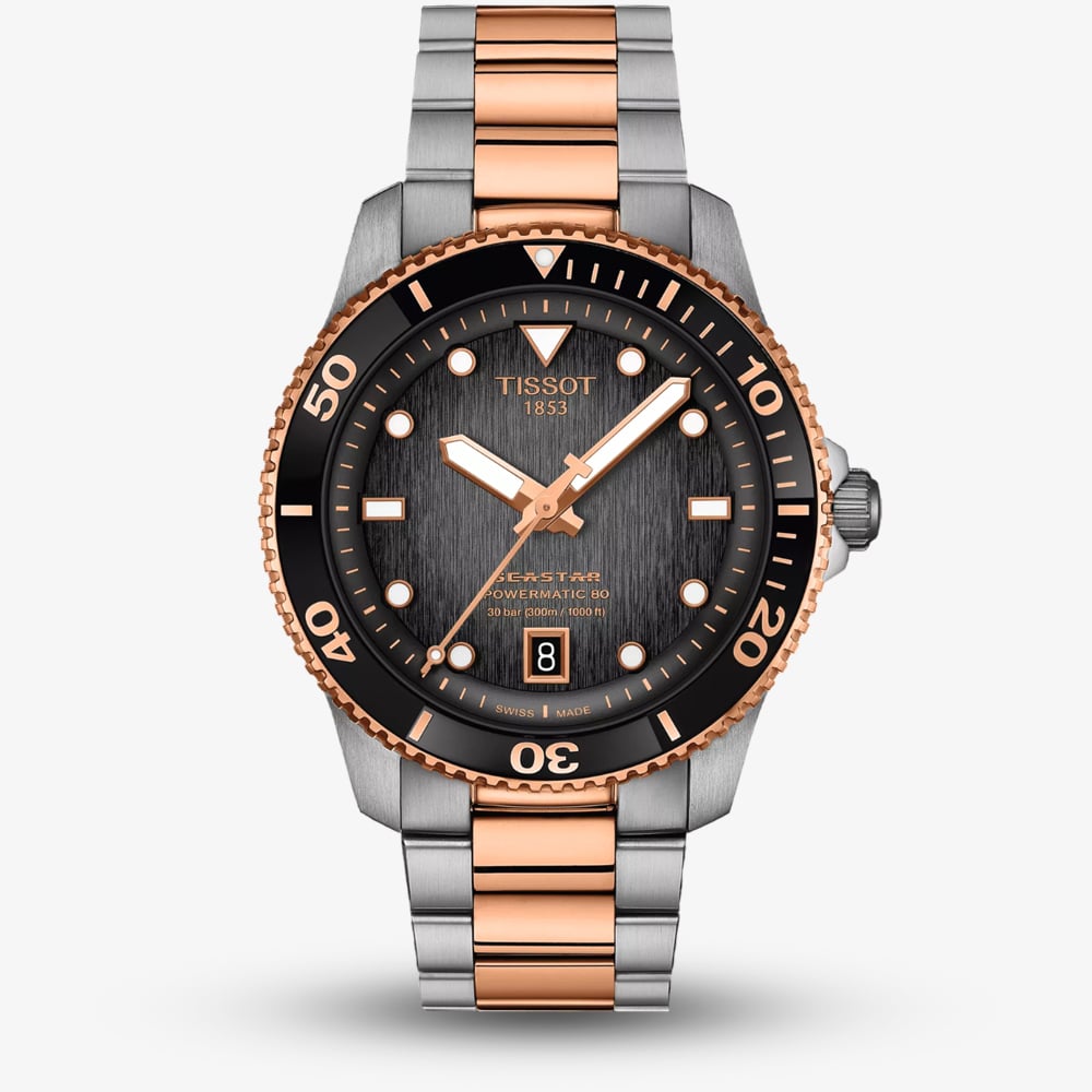 House of Watches - Tissot Mens Seastar Two-Tone Watch T120.807.22.051.01