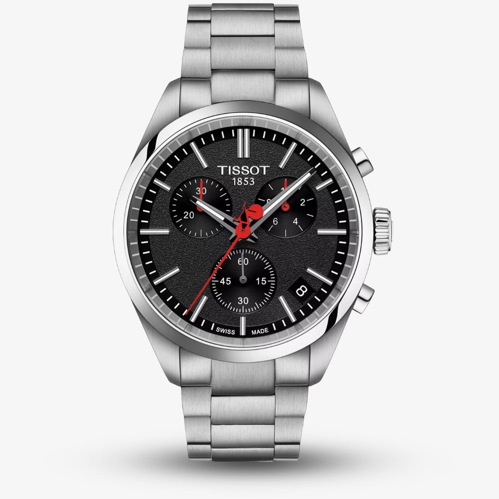 House of Watches - Tissot Mens PR 100 Vuelta Silver & Black Watch T150.417.11.051.01