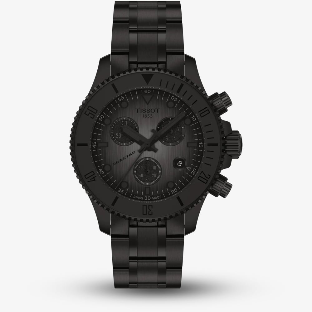 House of Watches - Tissot Seastar 1000 Chronograph 38mm Black Watch T120.217.33.061.00