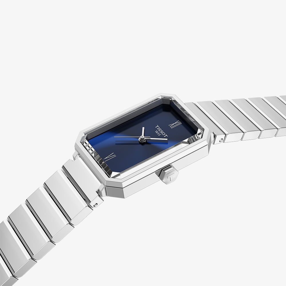 Tissot Ladies SRV Blue Dial Stainless Steel Bracelet Watch T160.110.11.043.00