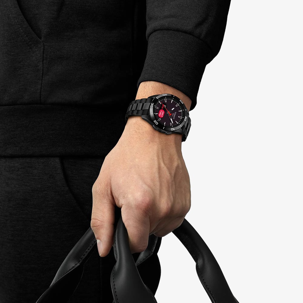 Tissot Mens T-Touch Connect Sport Black Titanium Watch T153.420.44.051.01