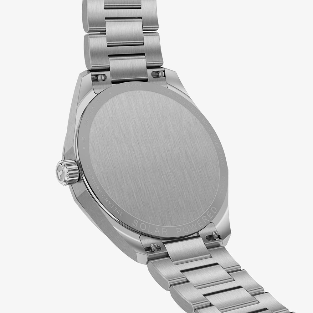 Tissot Mens PRC 100 Solar Ice Blue Dial Date Watch T151.422.11.351.00