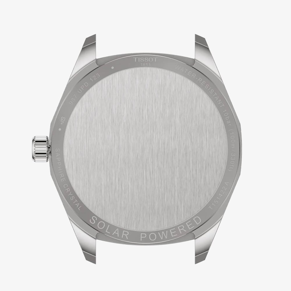 Tissot Mens PRC 100 Solar Ice Blue Dial Date Watch T151.422.11.351.00