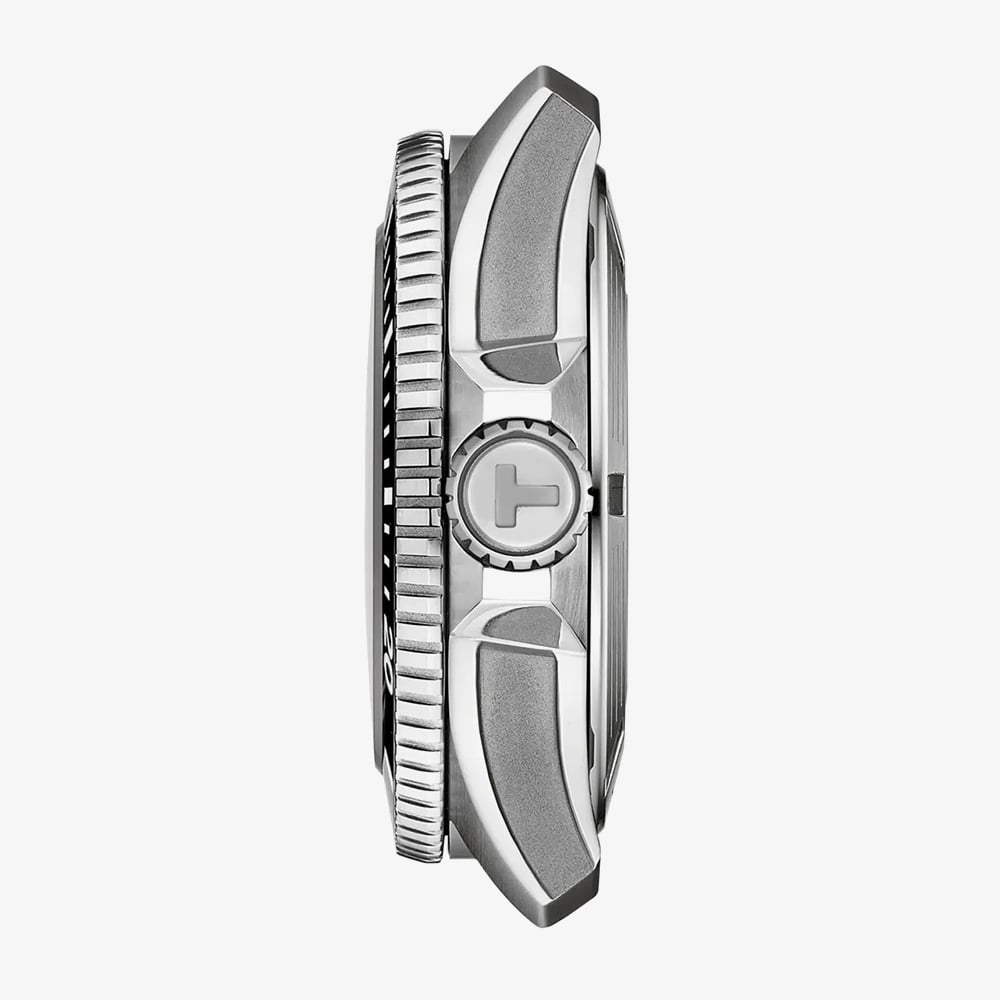 Tissot Mens Seastar 2000 44mm Black Dial Bracelet Watch T120.907.11.051.00