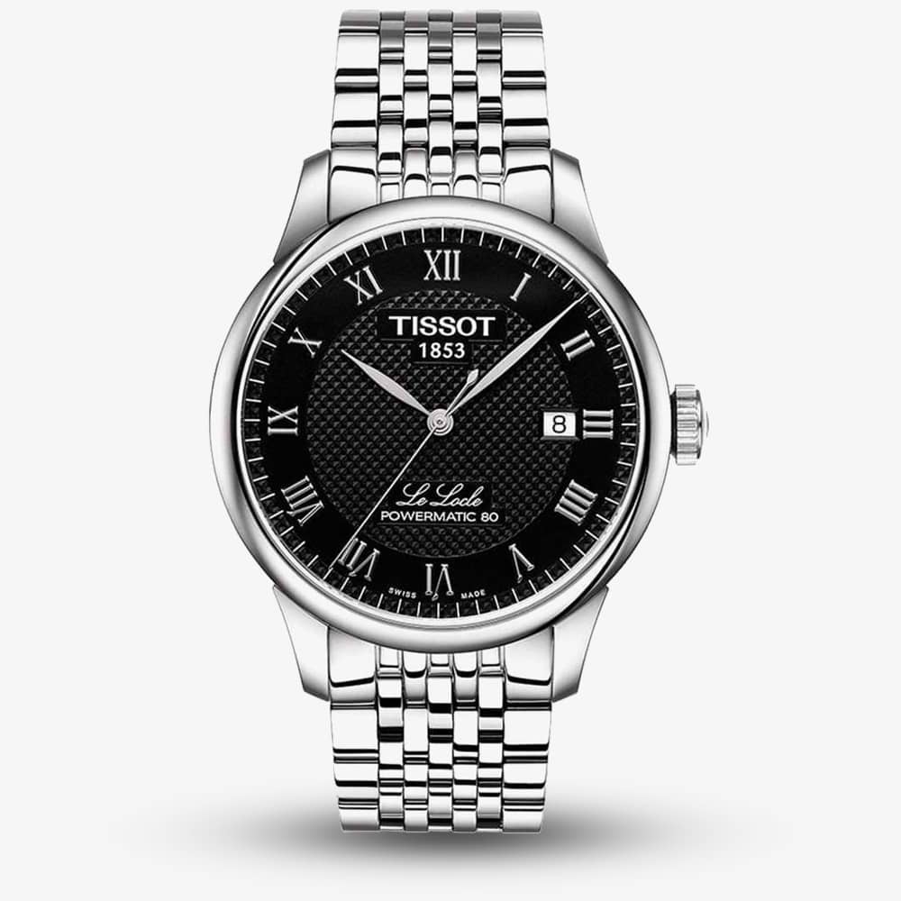House of Watches - Tissot Mens T-Classic Le Locle Powermatic 80 Bracelet Watch T006.407.11.053.00