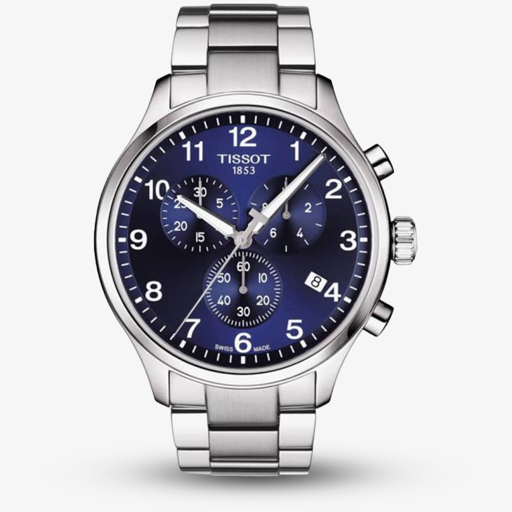 House of Watches - Tissot Mens T-Sport Chrono Xl Classic Blue Dial Bracelet Watch T116.617.11.047.01
