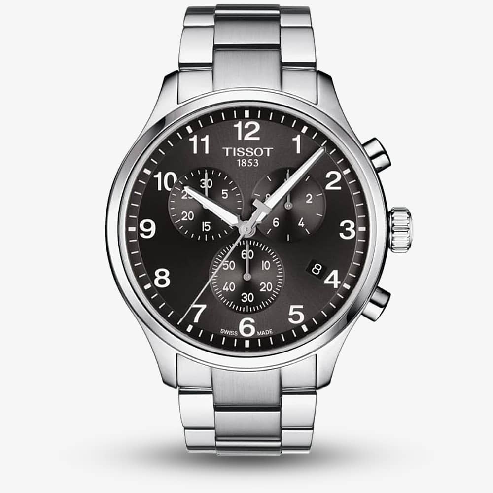 House of Watches - Tissot Mens T-Sport Chrono XL Classic Black Dial Bracelet Watch T116.617.11.057.01