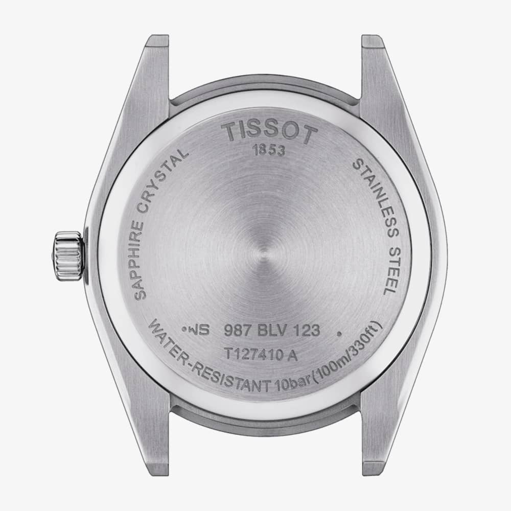 Tissot Mens Classic Gentleman Navy Dial Bracelet Watch T127.410.11.041.00
