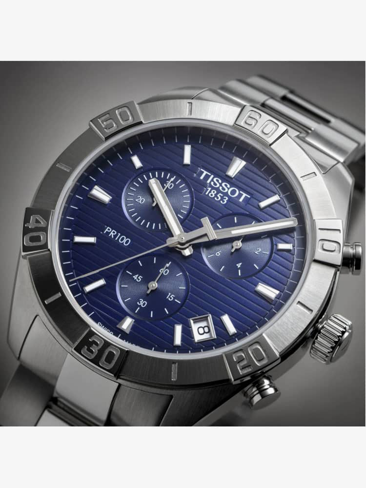 Tissot Mens PR 100 Sport Chronograph Watch T101.617.11.041.00