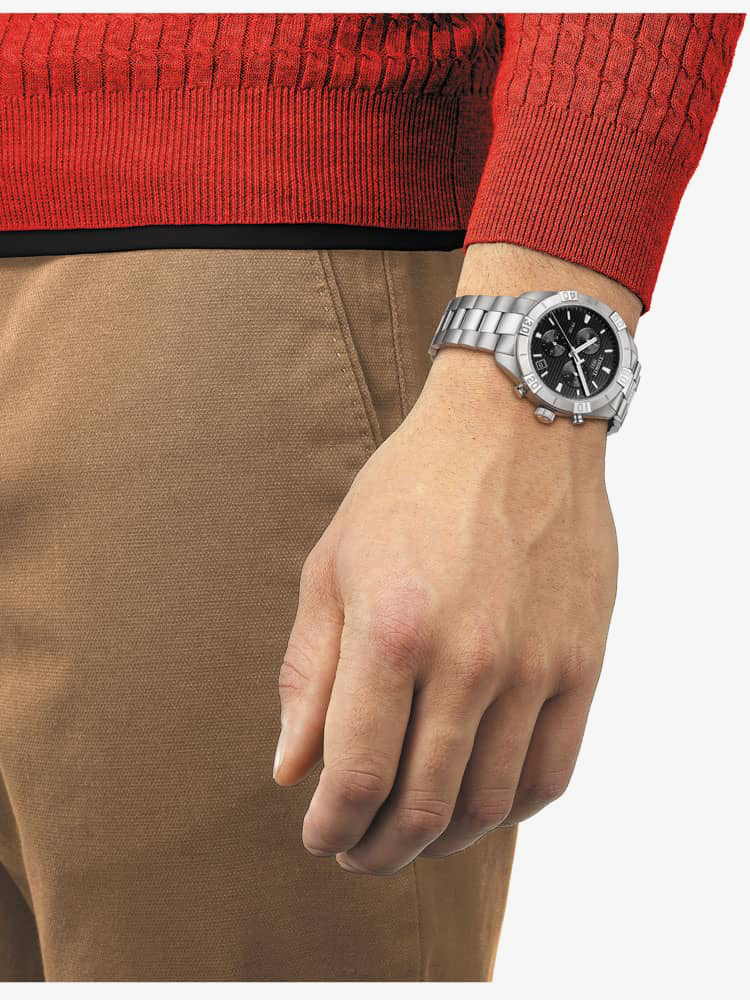 Tissot Mens PR 100 Sport Chronograph Watch T101.617.11.051.00
