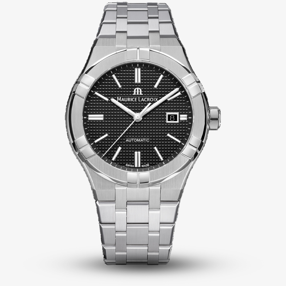 Maurice Lacroix Aikon 42mm Black Dial Watch AI6008-SS002-330-1