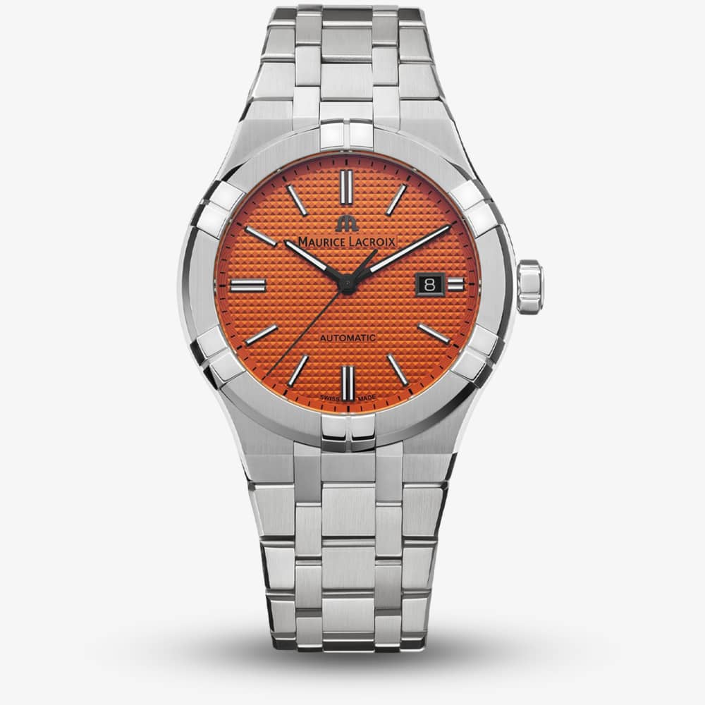 Maurice Lacroix Aikon Orange Summer Limited Edition Watch AI6008-SS00F-530-E