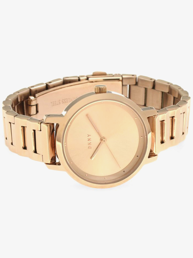 DKNY Ladies The Modernst Rose Gold Plated Watch NY2637