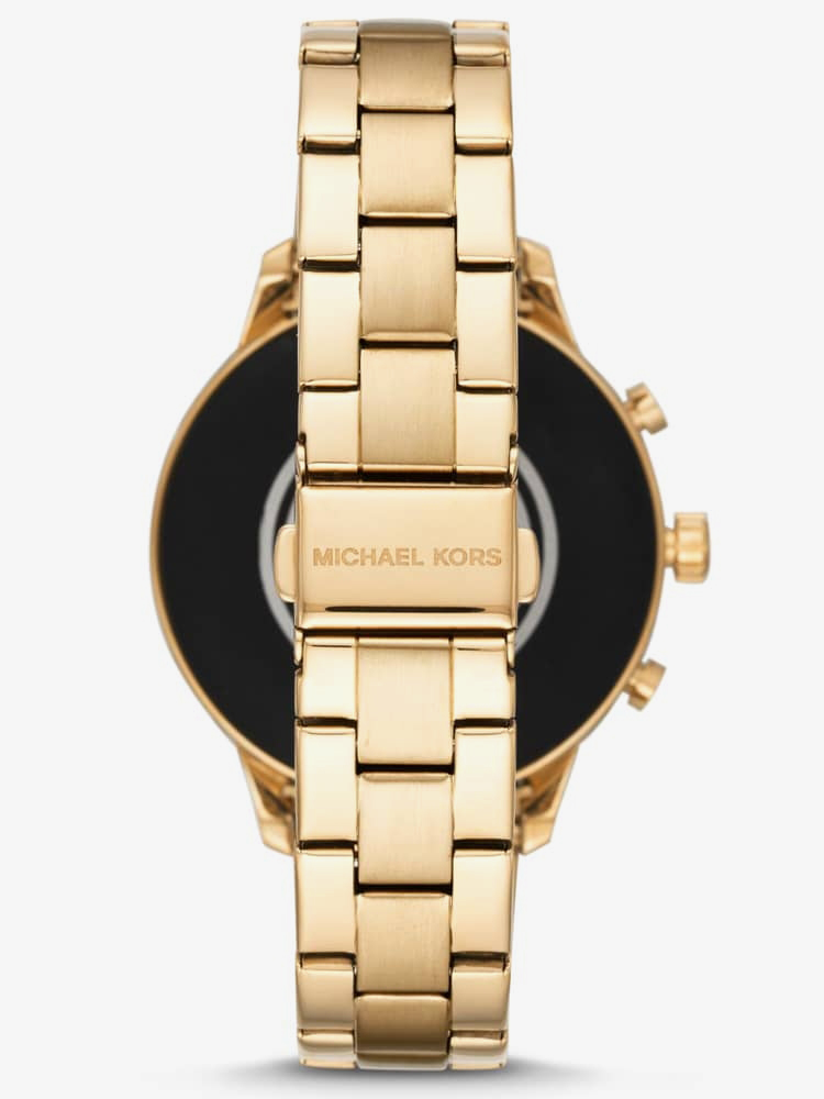 Michael Kors Access Ladies Runway Gold Plated Bracelet Smartwatch MKT5045