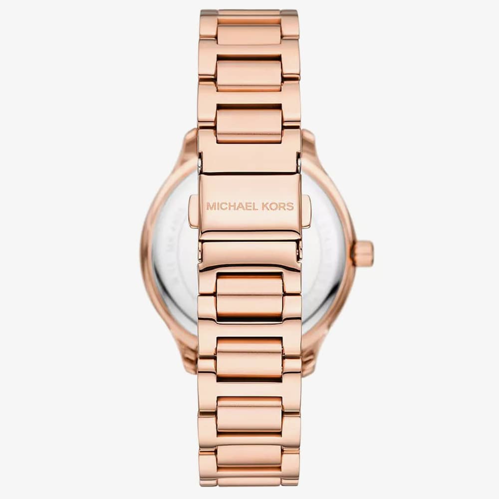 Michael Kors Sage Rose Gold Plated Mother Of Pearl Watch MK4806