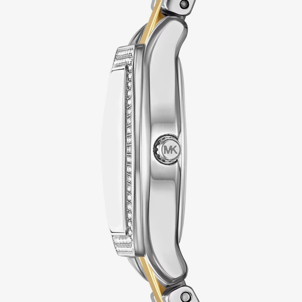 Michael Kors Ladies Gold Silver Petite Chelsea Pavé Two - Tone Bracelet Watch MK7620