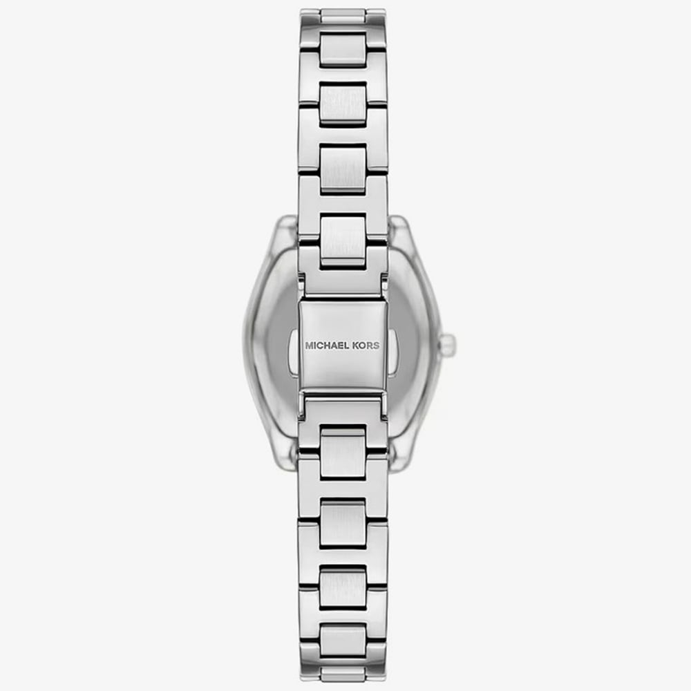 Michael Kors Ladies Petite Chelsea Pavé Blue Dial Silver - Tone Bracelet  Watch MK7621