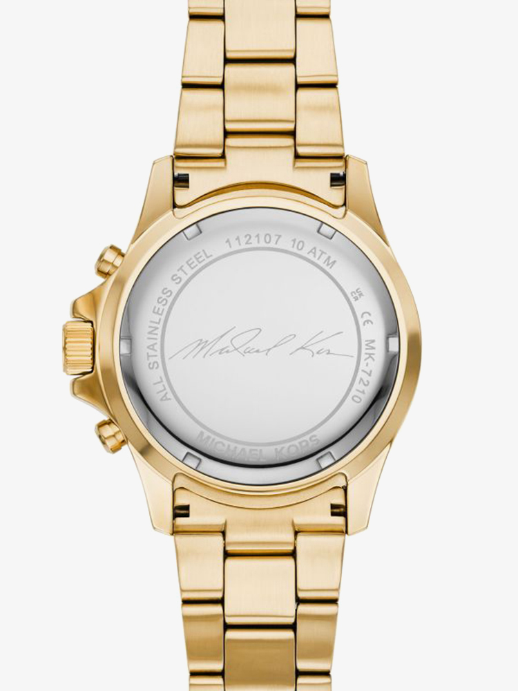 Michael Kors Ladies Everest Chronograph Green Stone Watch MK7210