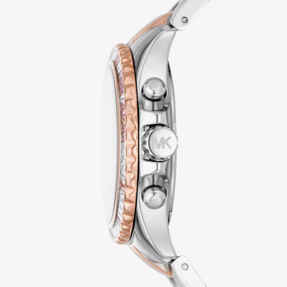 Michael Kors Ladies Everest Two Colour Rose gold Plated Watch MK7214