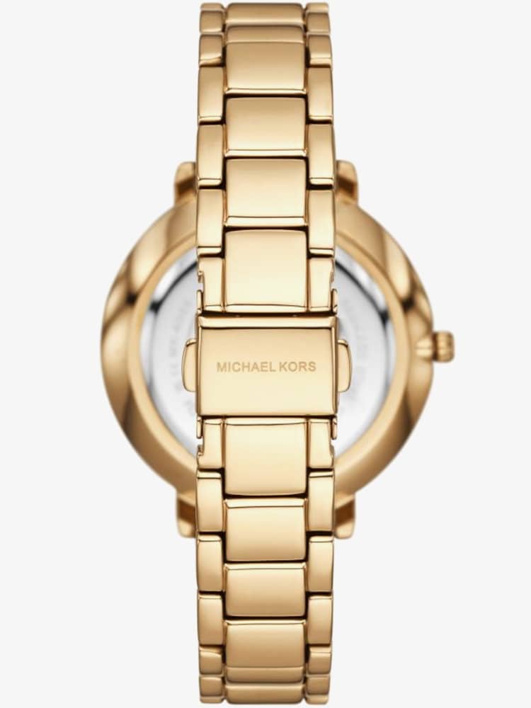 Michael Kors Ladies Pyper White Logo Dial Watch MK4666