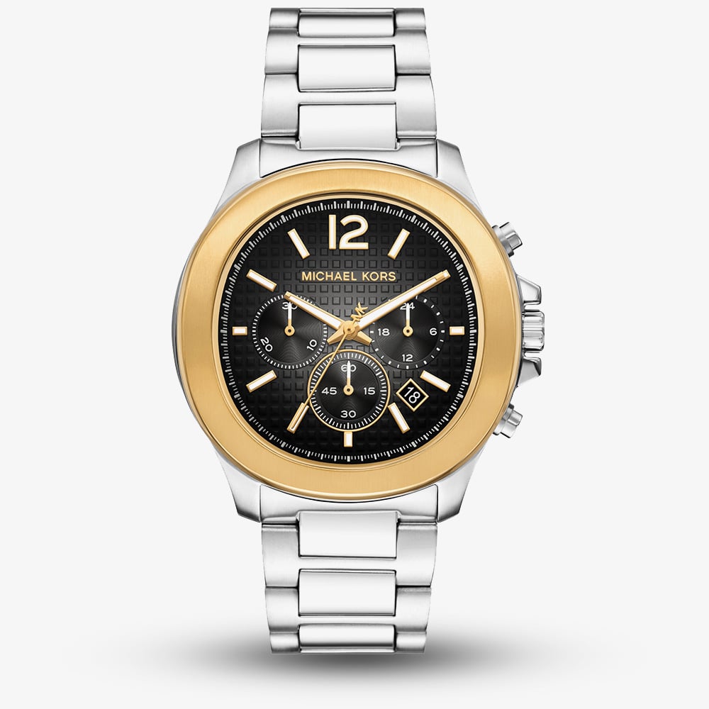 House of Watches - Michael Kors Mens Sage Black Dial Chronograph Watch MK9212