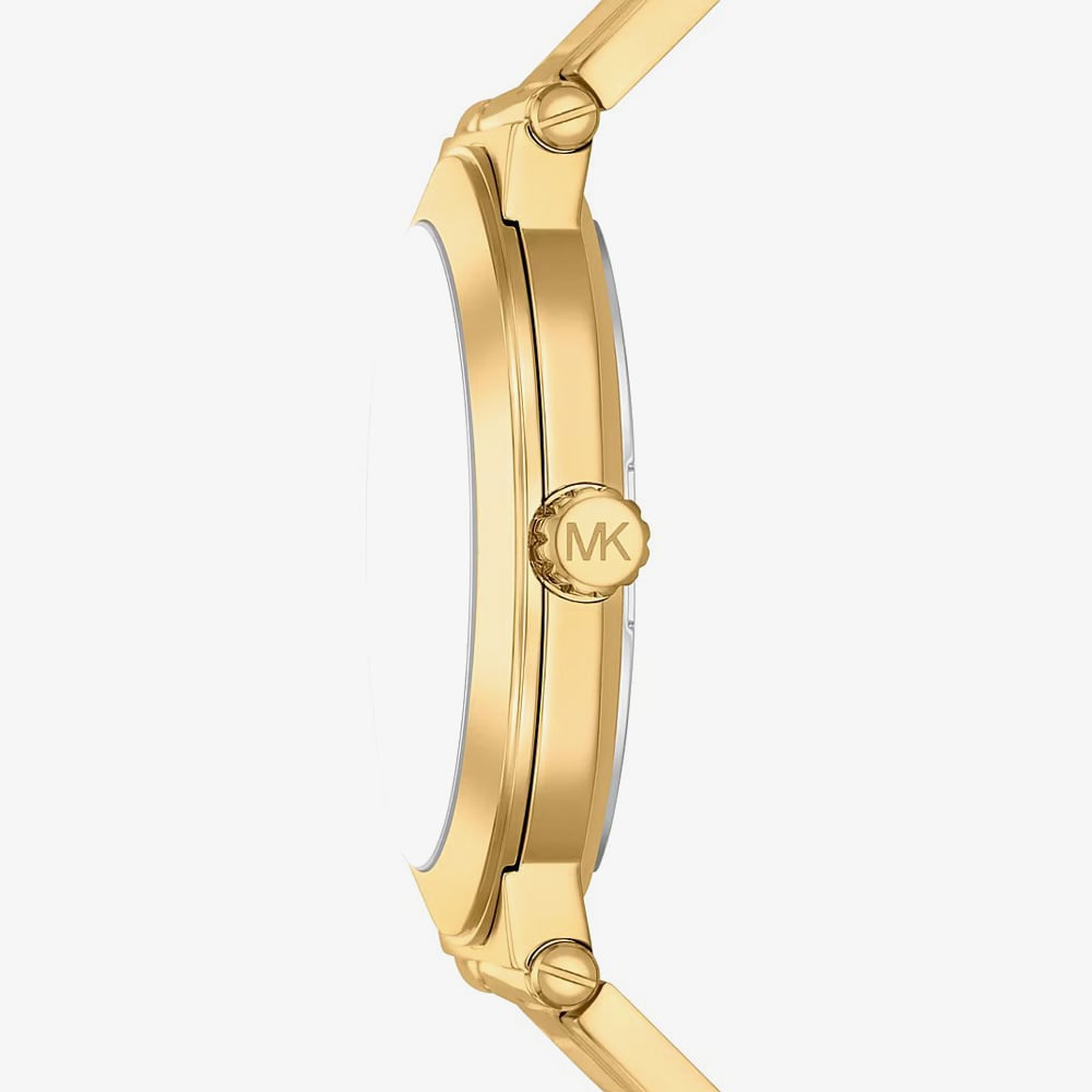 Michael Kors Ladies Oversized Billie Gold - Tone Bracelet Watch MK9273