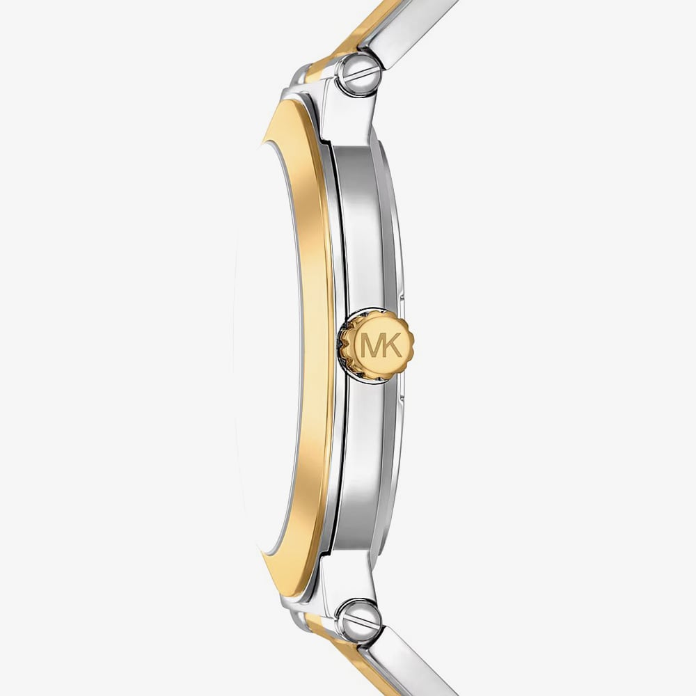 Michael Kors Mens Gold Silver Oversized Billie Two -Tone Bracelet Watch MK9274