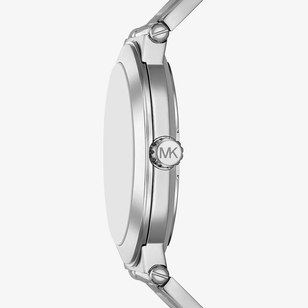 Michael Kors Mens Oversized Billie Blue Dial Silver - Tone  Bracelet Watch MK9284