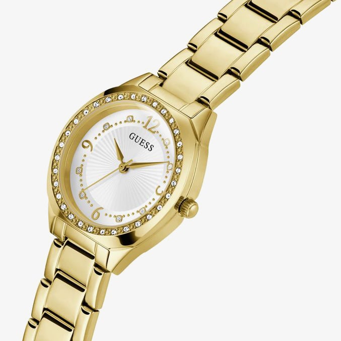 Guess Ladies Charlotte Gold Tone Crystal Watch GW0767L2