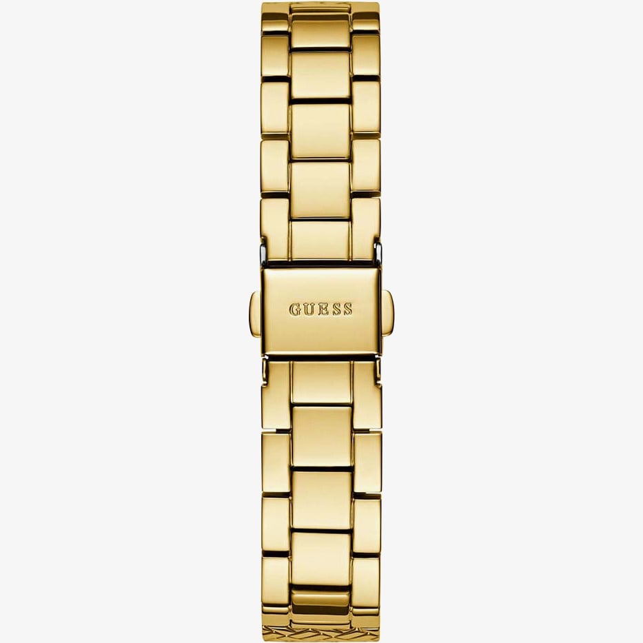 Guess Ladies Enchantment Gold Plated Crystal Watch GW0763L2