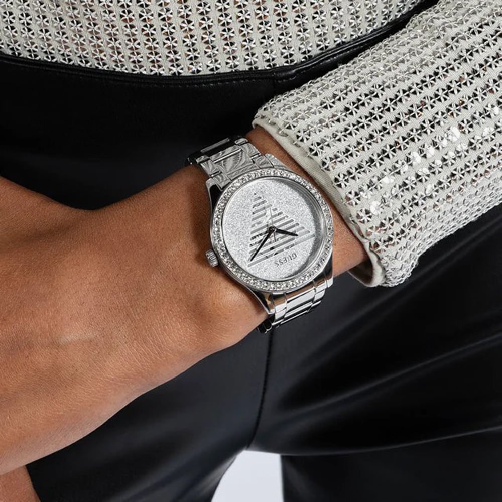 Guess Ladies Lady Idol Glitter Crystal Watch GW0605L1
