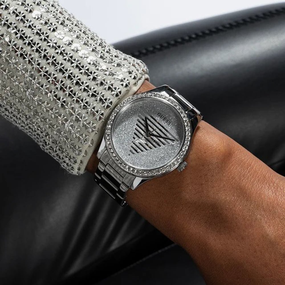 Guess Ladies Lady Idol Glitter Crystal Watch GW0605L1