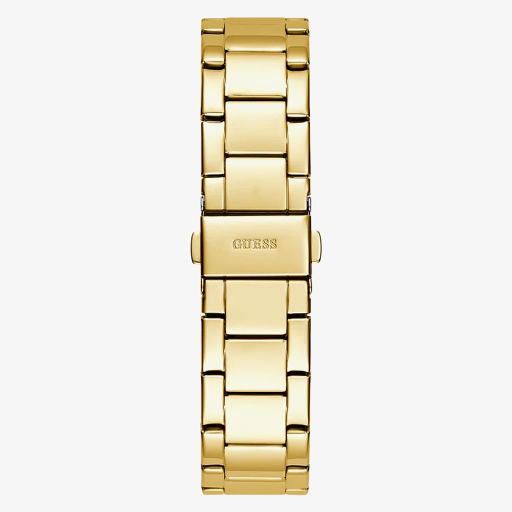 Guess Ladies Lady Idol Gold Tone Glitter Crystal Watch GW0605L2