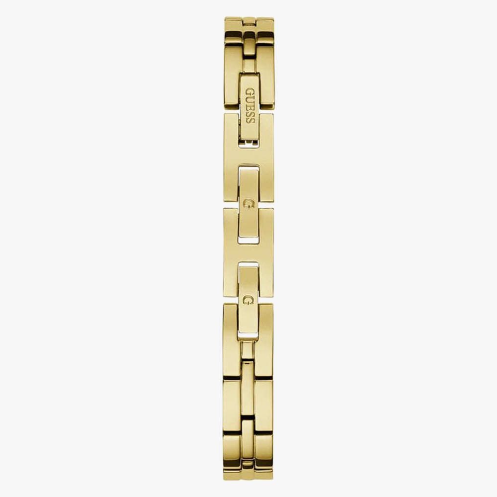 Guess Ladies Lovely Gold Tone Crystal Heart Watch GW0655L2