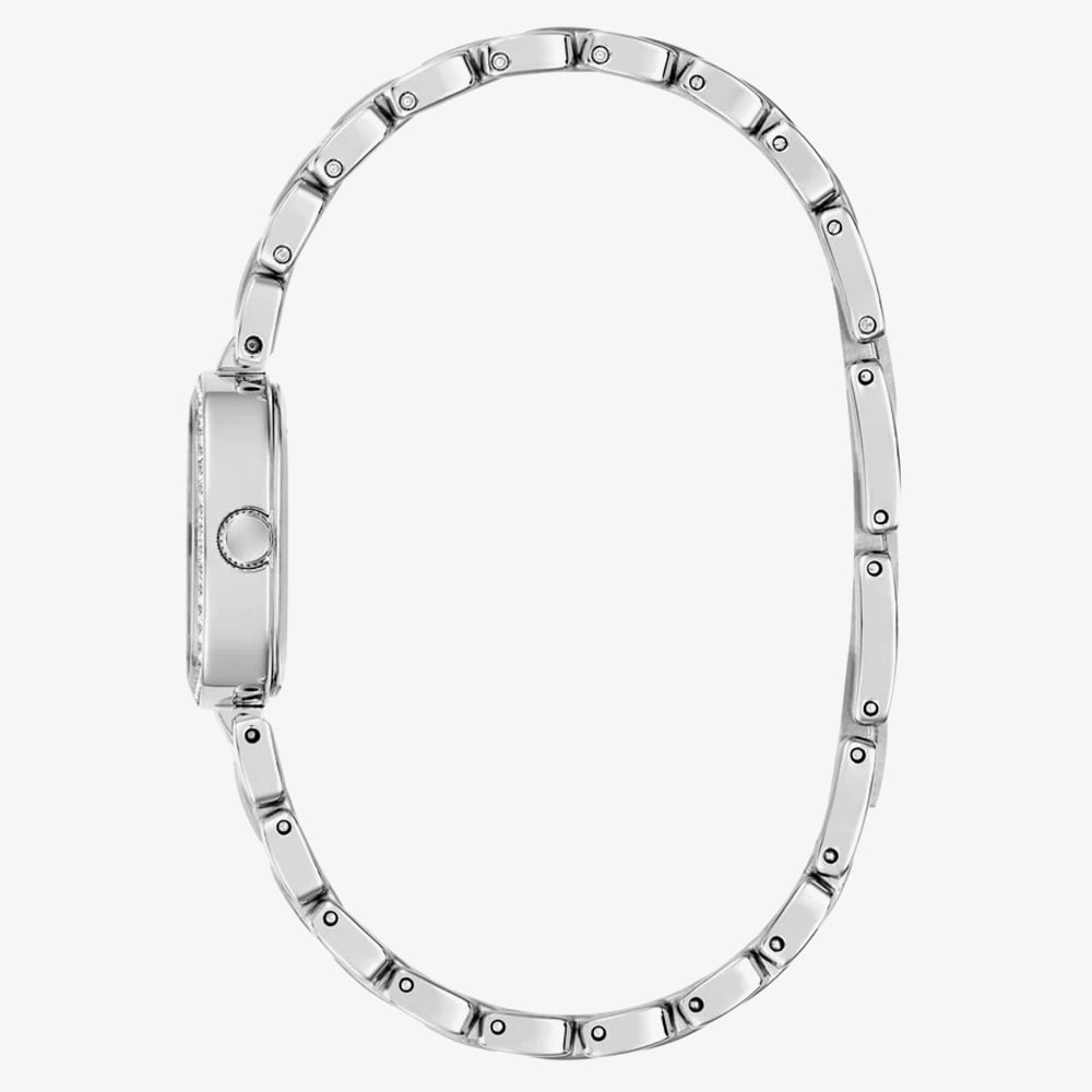 Guess Ladies Hazel Silver Crystal Bracelet Watch GW1018L1